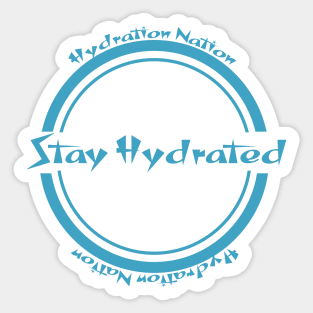 Hydration Nation Logo Sticker